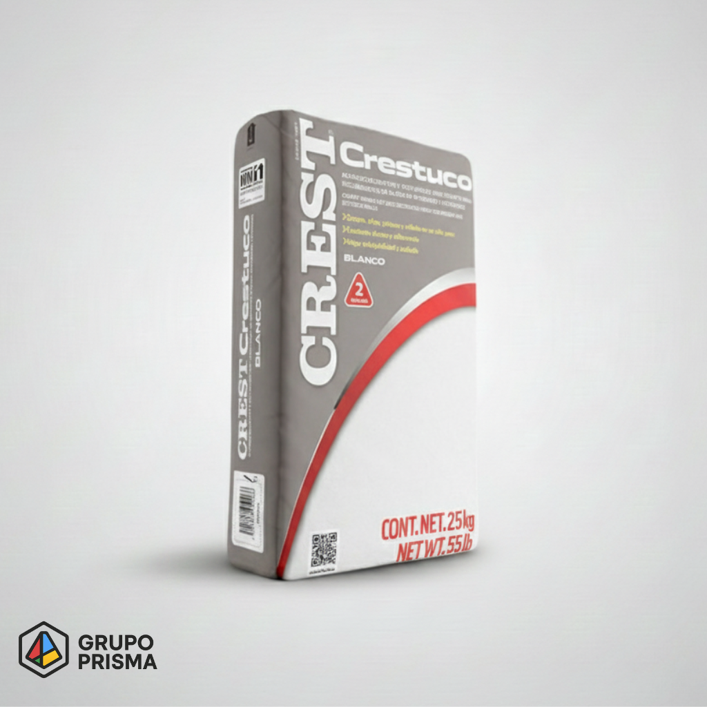 Estuco Blanco Crestuco, 25Kg