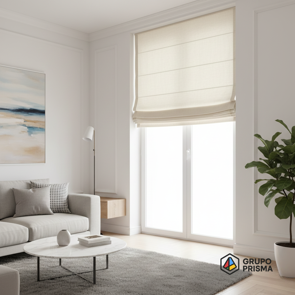 Panel Romano. Persiana Enrollable Premium.