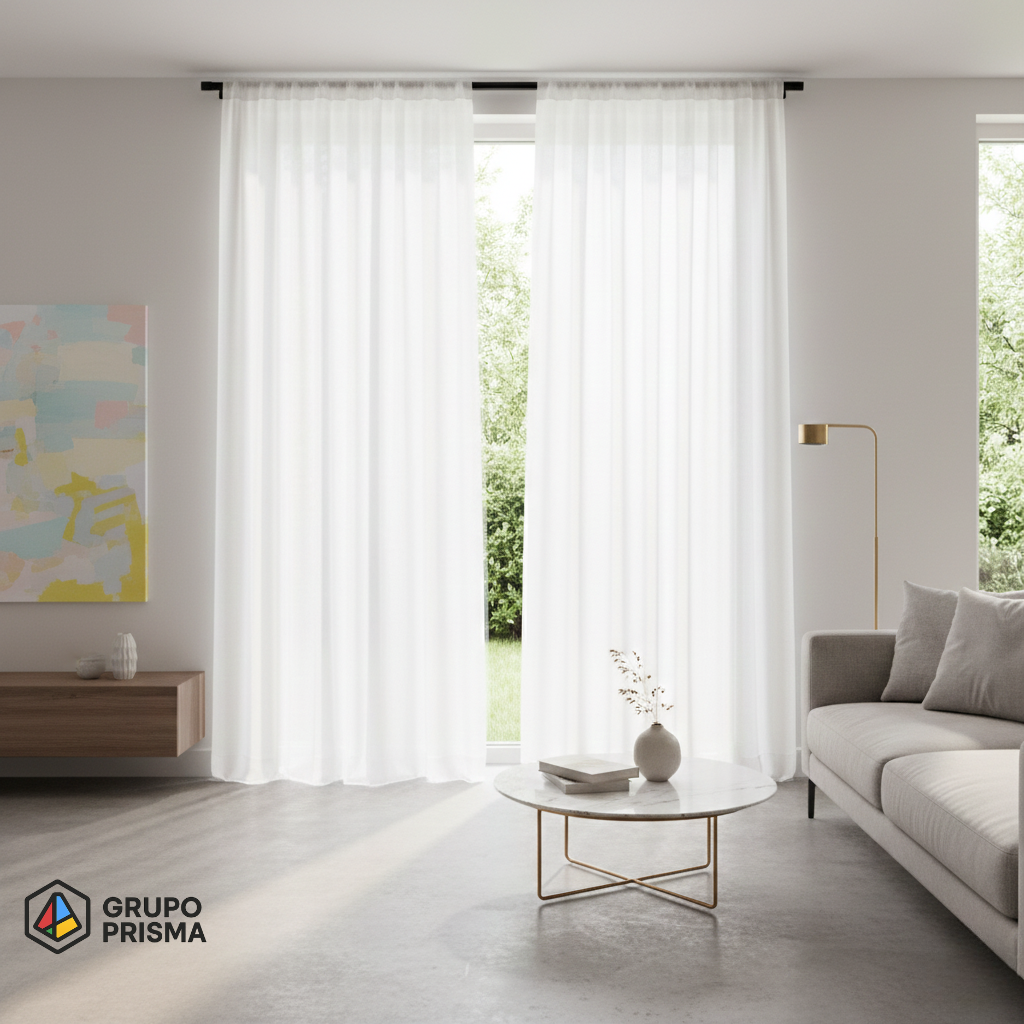 Traslúcida. Cortina Roquefort Premium.