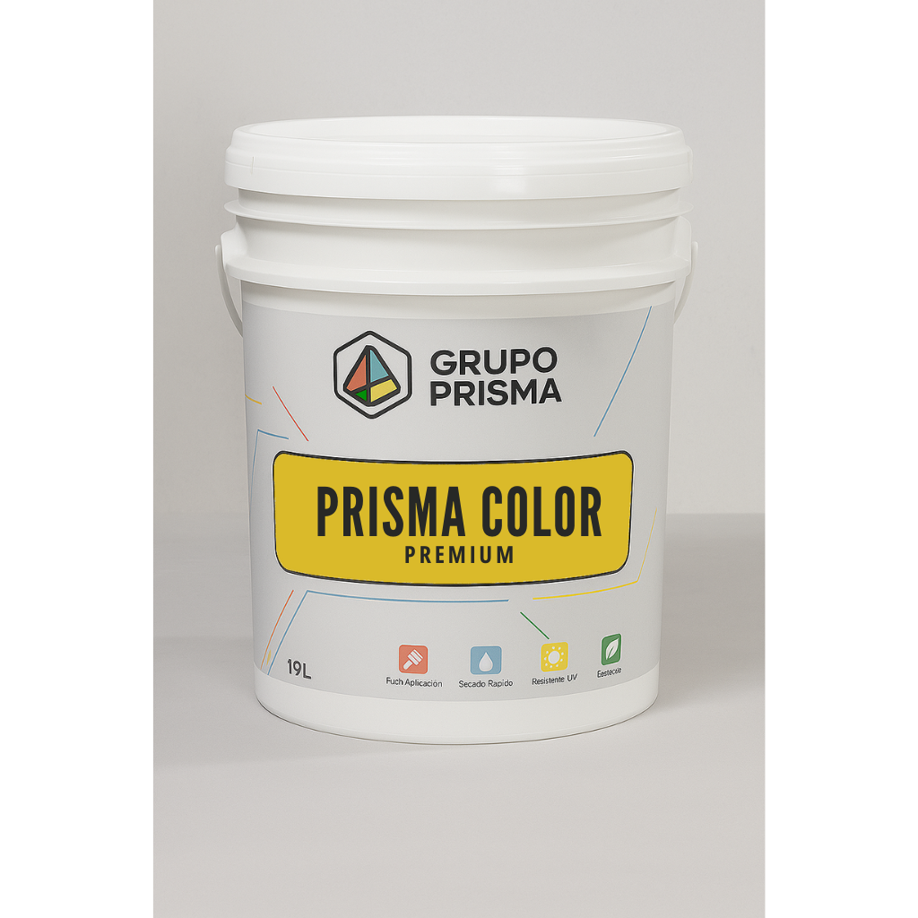 Prisma Color Premium. Pintura Vinil-acrílica Interior y Exterior 19L
