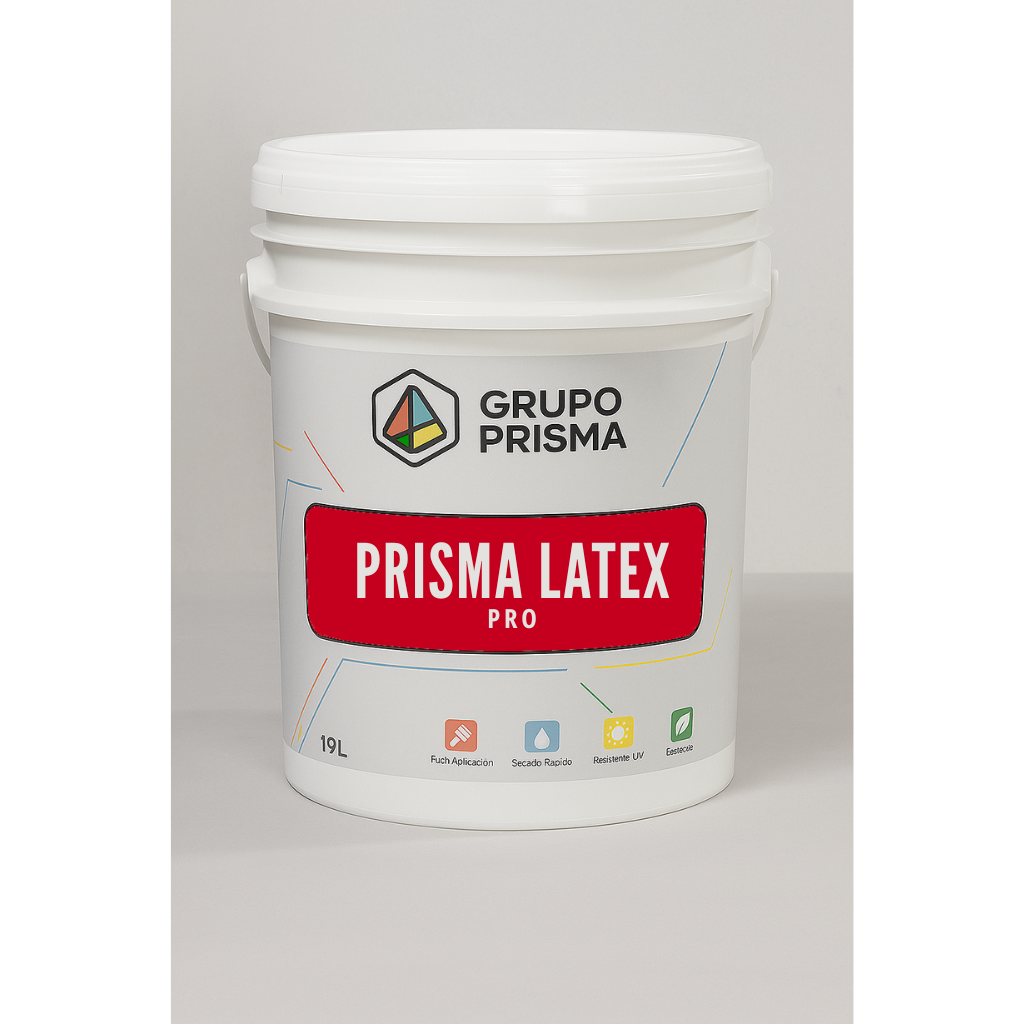 Prisma Latex Pro. Pintura Vinil-acrílica Interior y Exterior 19L