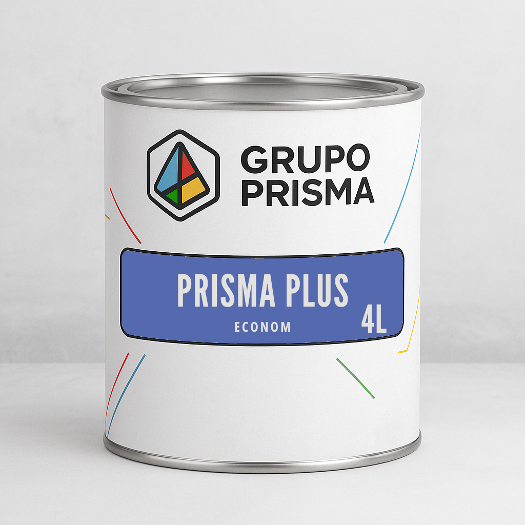 Prisma Econom Plus. Pintura Vinil-acrílica Interior y Exterior 4L