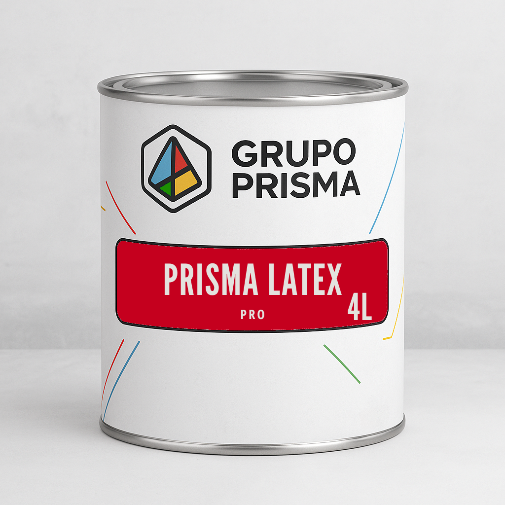 Prisma Latex Pro. Pintura Vinil-acrílica Interior y Exterior 4L